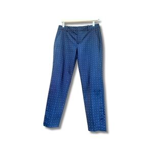 Zara Blue Silky Sheen Trousers for Effortless Style w/ pockets and some stretch